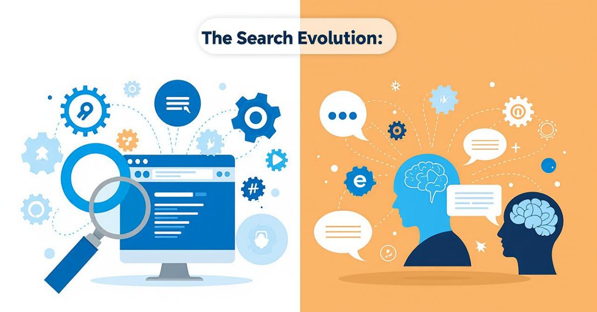 the search evolution - geo vs seo